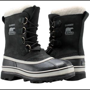 Black Sorel Caribou Boots (Never Worn!)